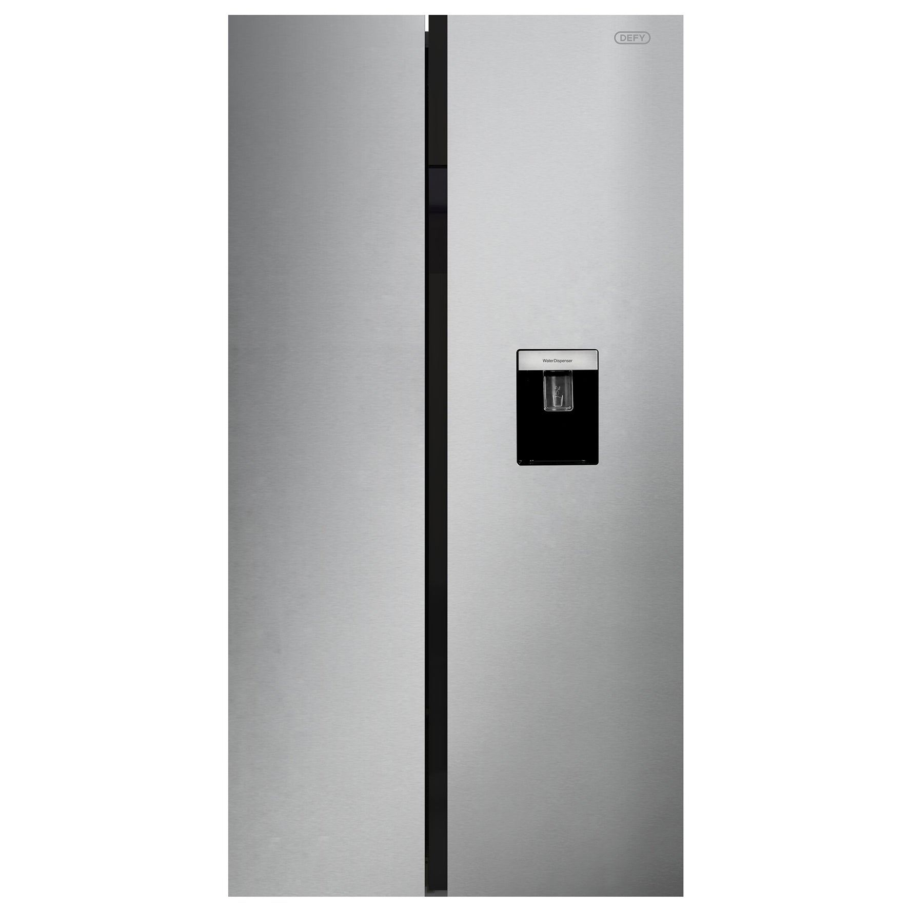 Defy 555L Side By Side Fridge Metallic DFF447