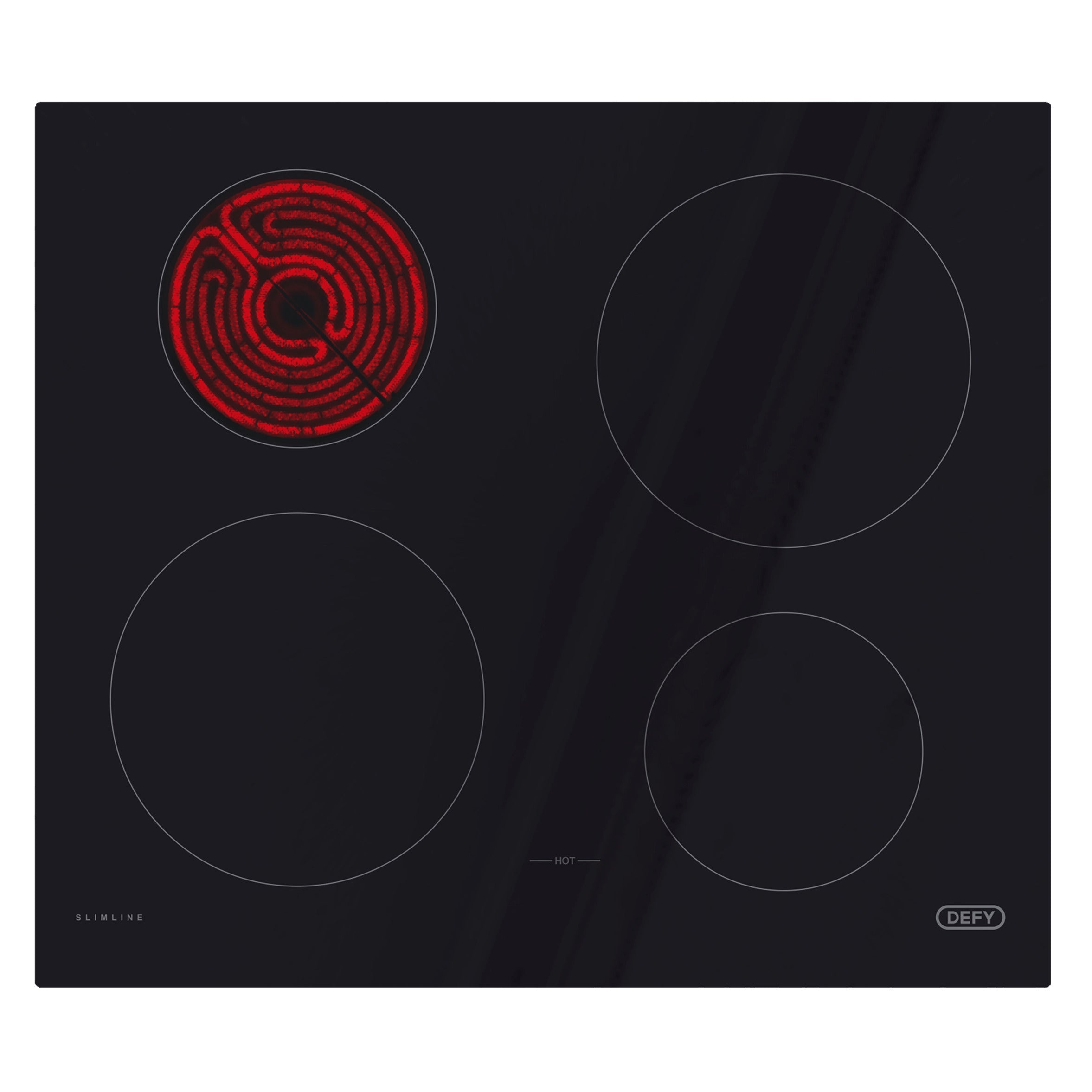Defy Ceramic Hob Black DHD409