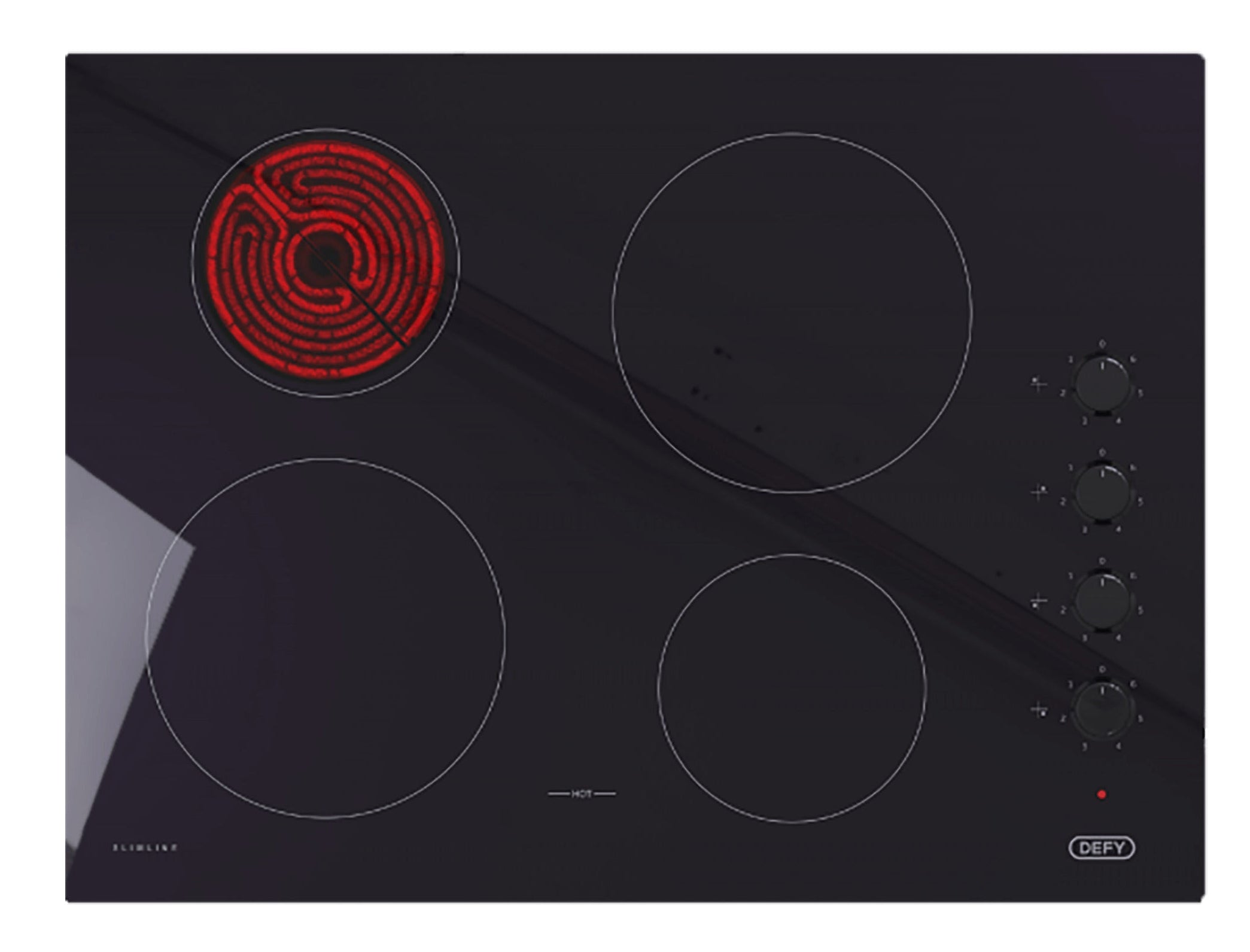 Defy Ceramic Hob Black DHD411
