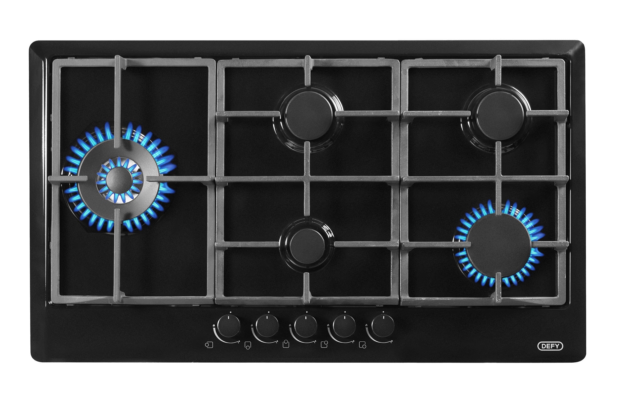 Defy Gas Hob Black DHG128