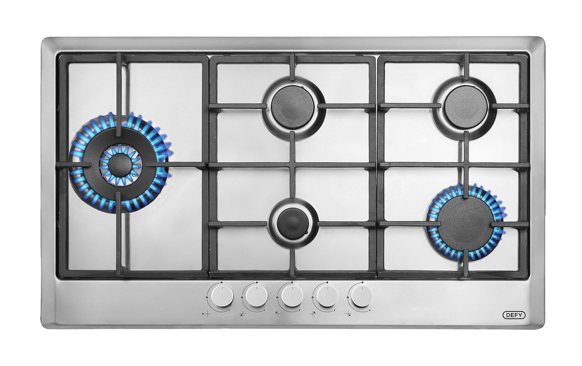 Defy Gas Hob Stainless Steel DHG129
