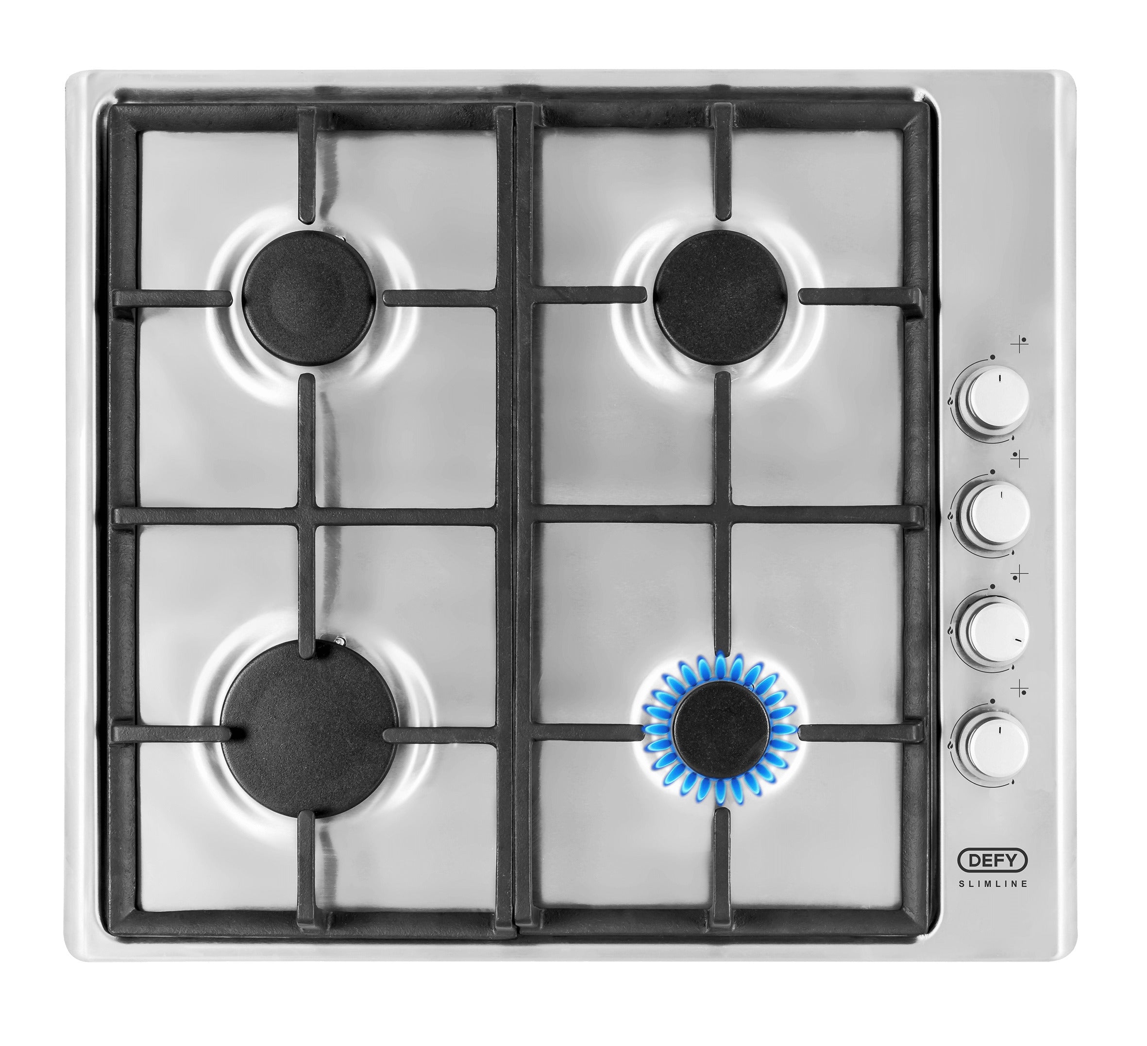 Defy Gas Hob Stainless Steel DHG133
