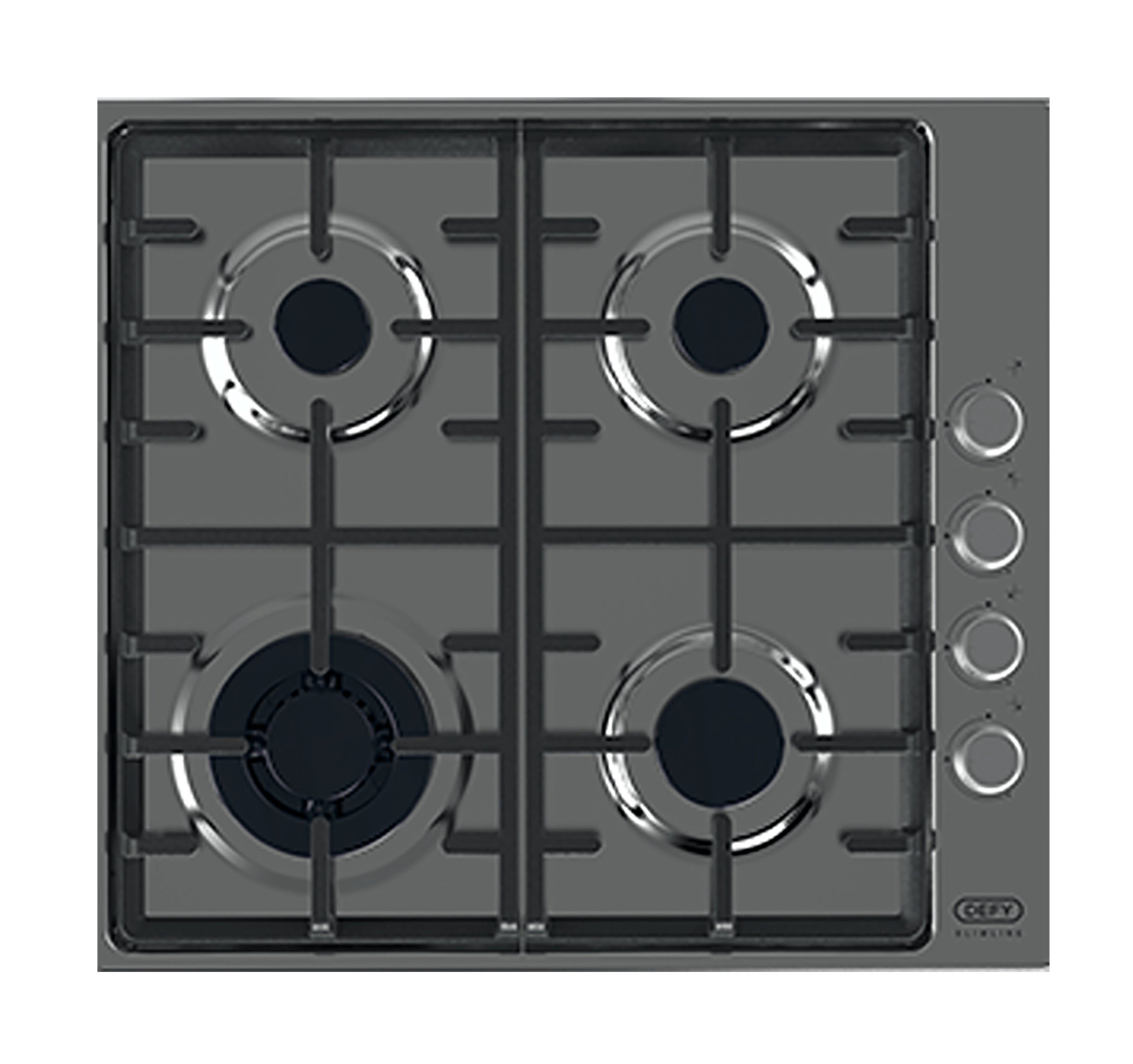 Defy Gas Hob Stainless Steel DHG602