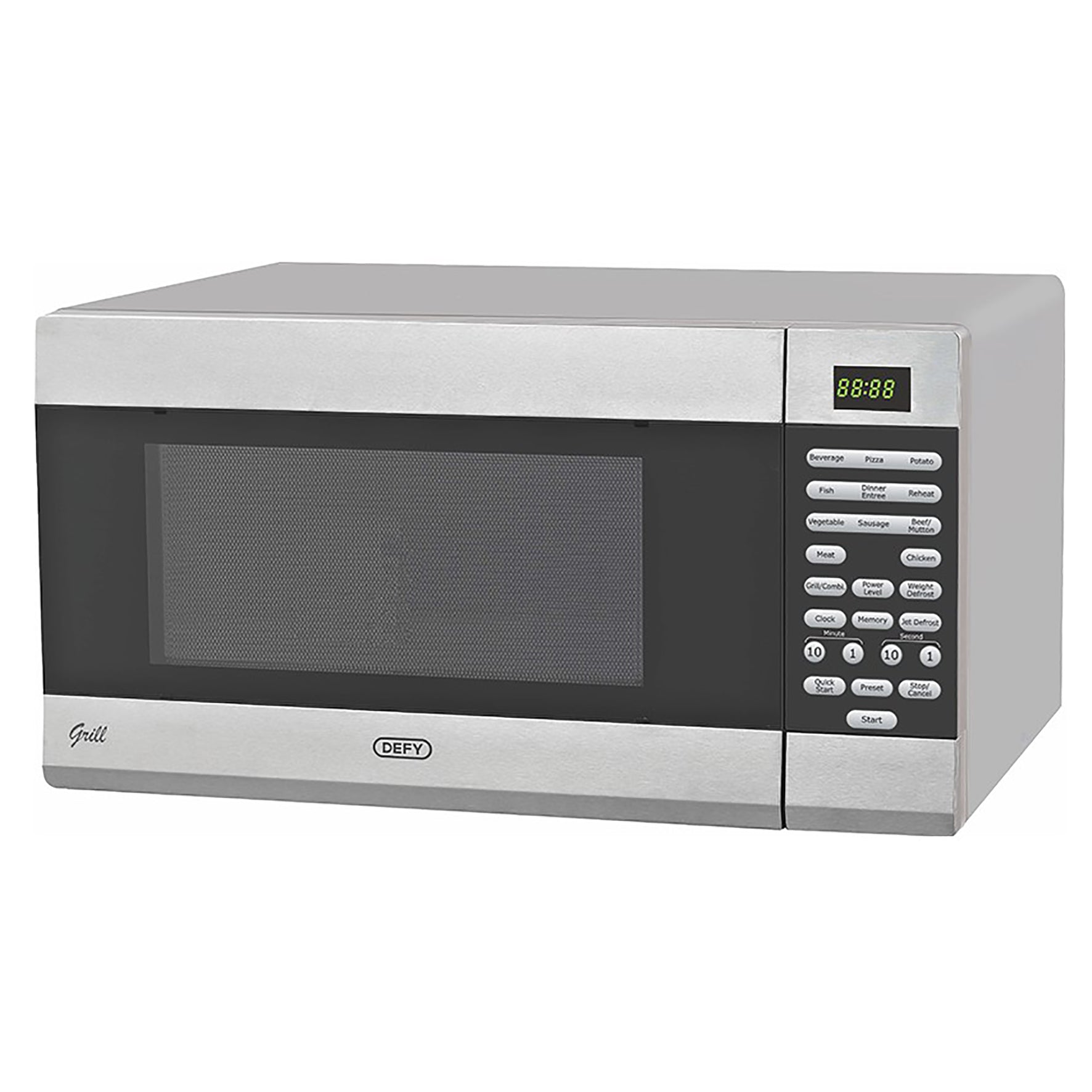 Stainless Steel 34L Microwave Oven