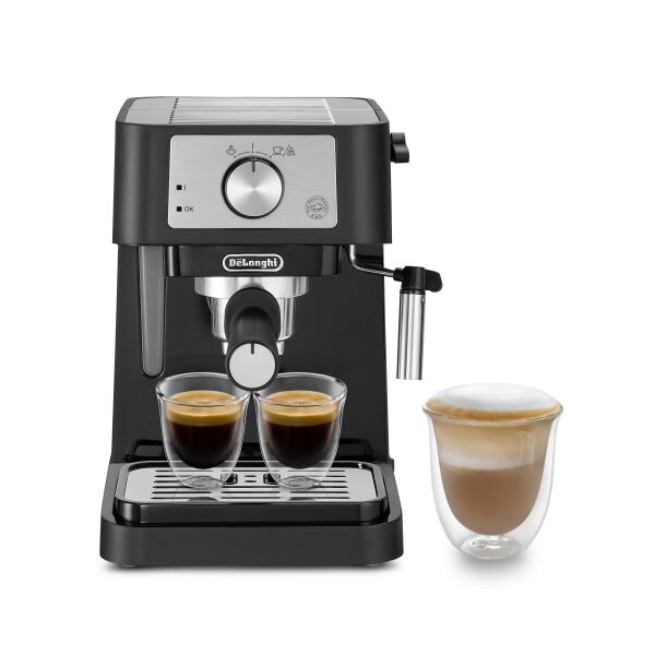 Delonghi Stilosa Coffee Machine Black EC260.BK