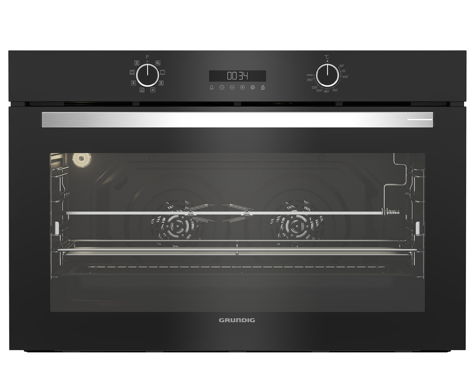 Grundig 108L Built-in Oven Black GBWMT12300XS