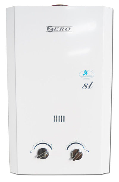 Zero 8L Gas Geyser White JSD16LN1