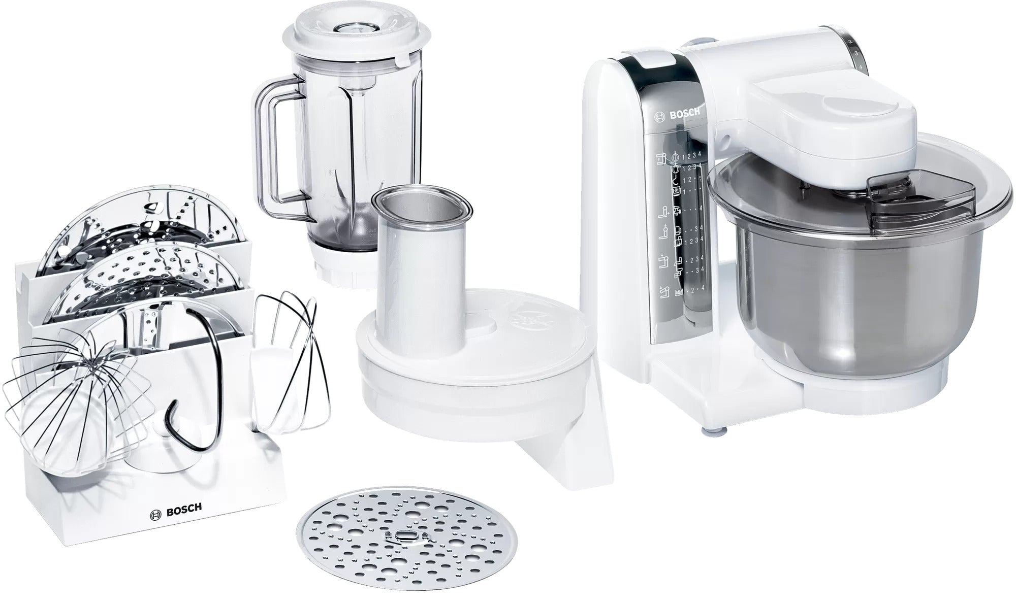 Bosch Kitchen Machine White MUM48CR1