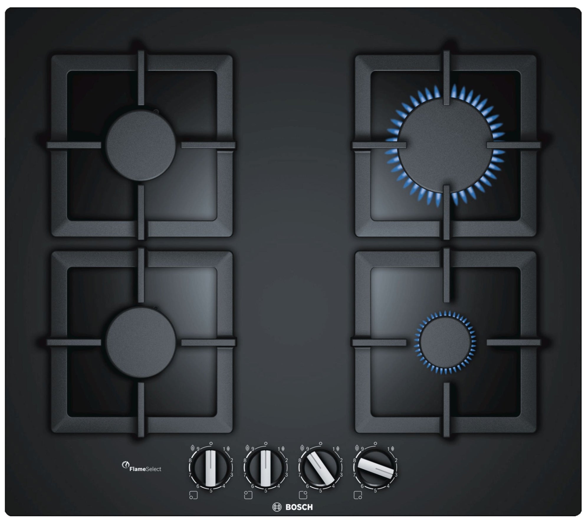 Bosch Gas Hob Black PPP6A6B20Z