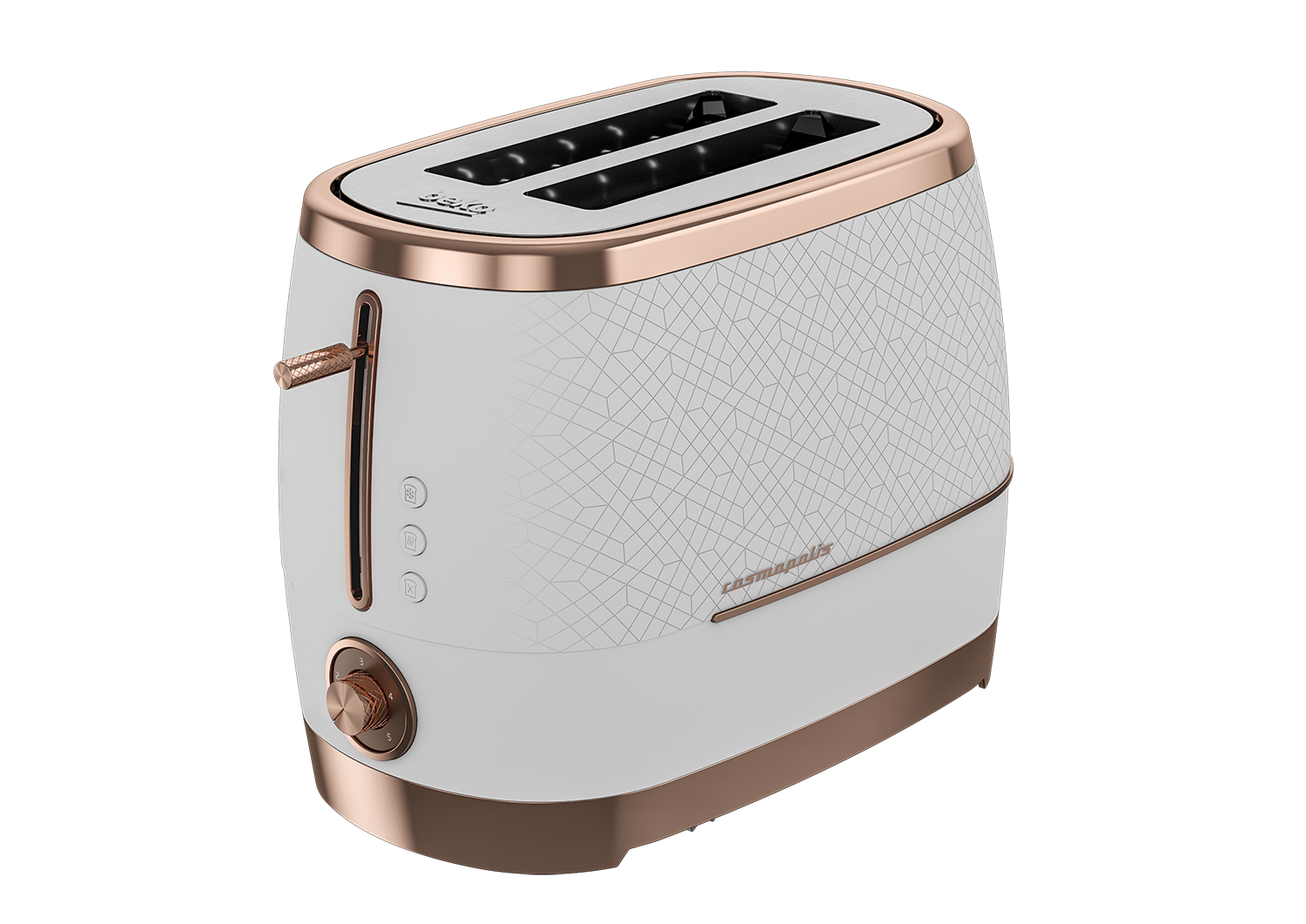 Beko Toaster White / Copper TAM8202W
