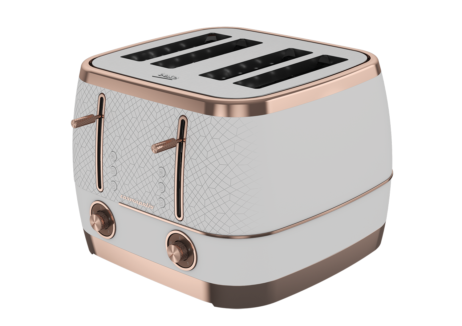 Beko Toaster White / Copper TAM8402W