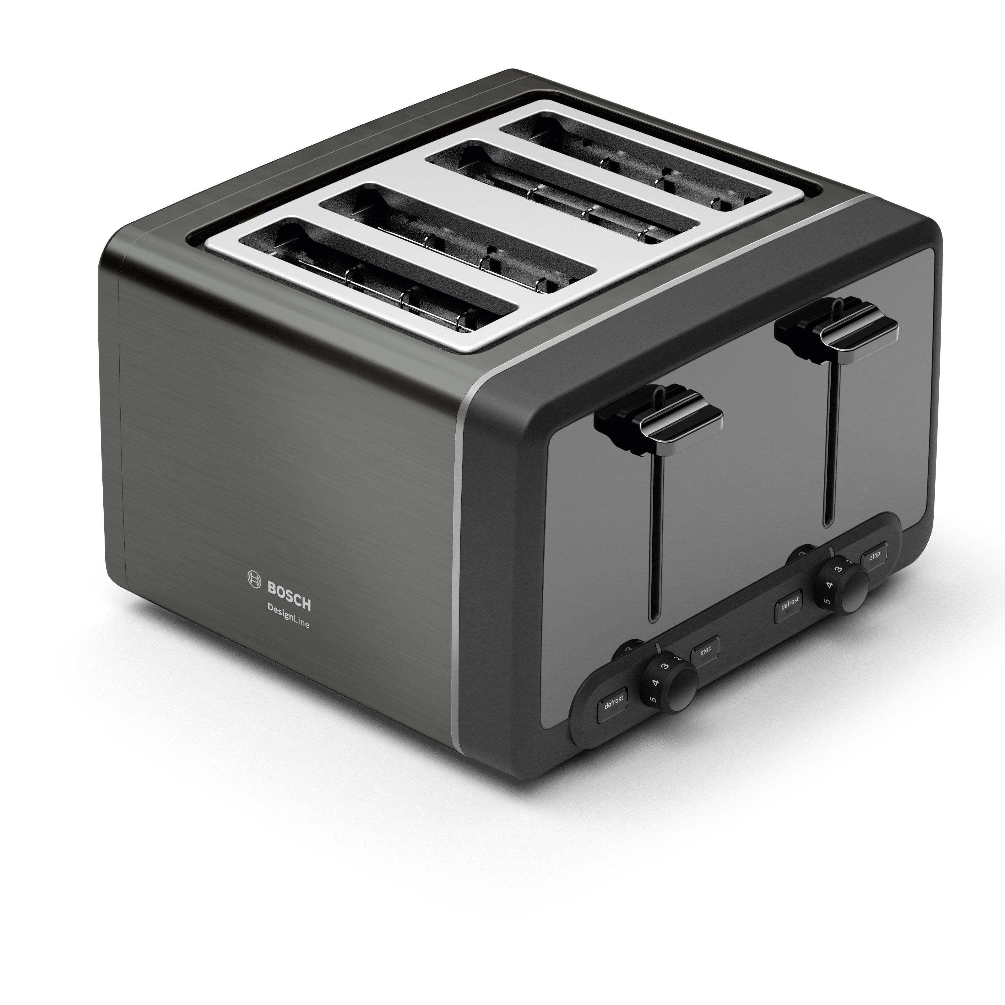 Bosch 4 Slice Toaster Grey TAT5P445GB
