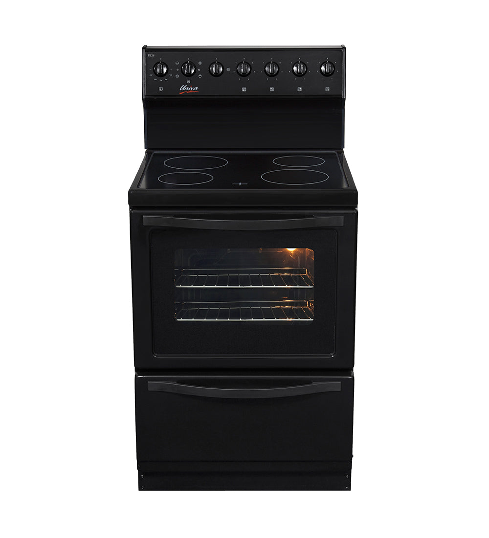 Univa 84L Stove Black U126CB