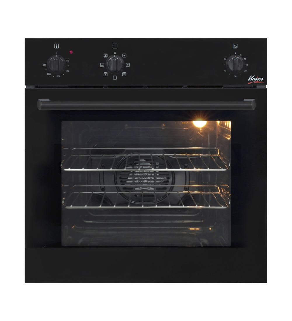 Univa eye-level built-in oven Black U246BF