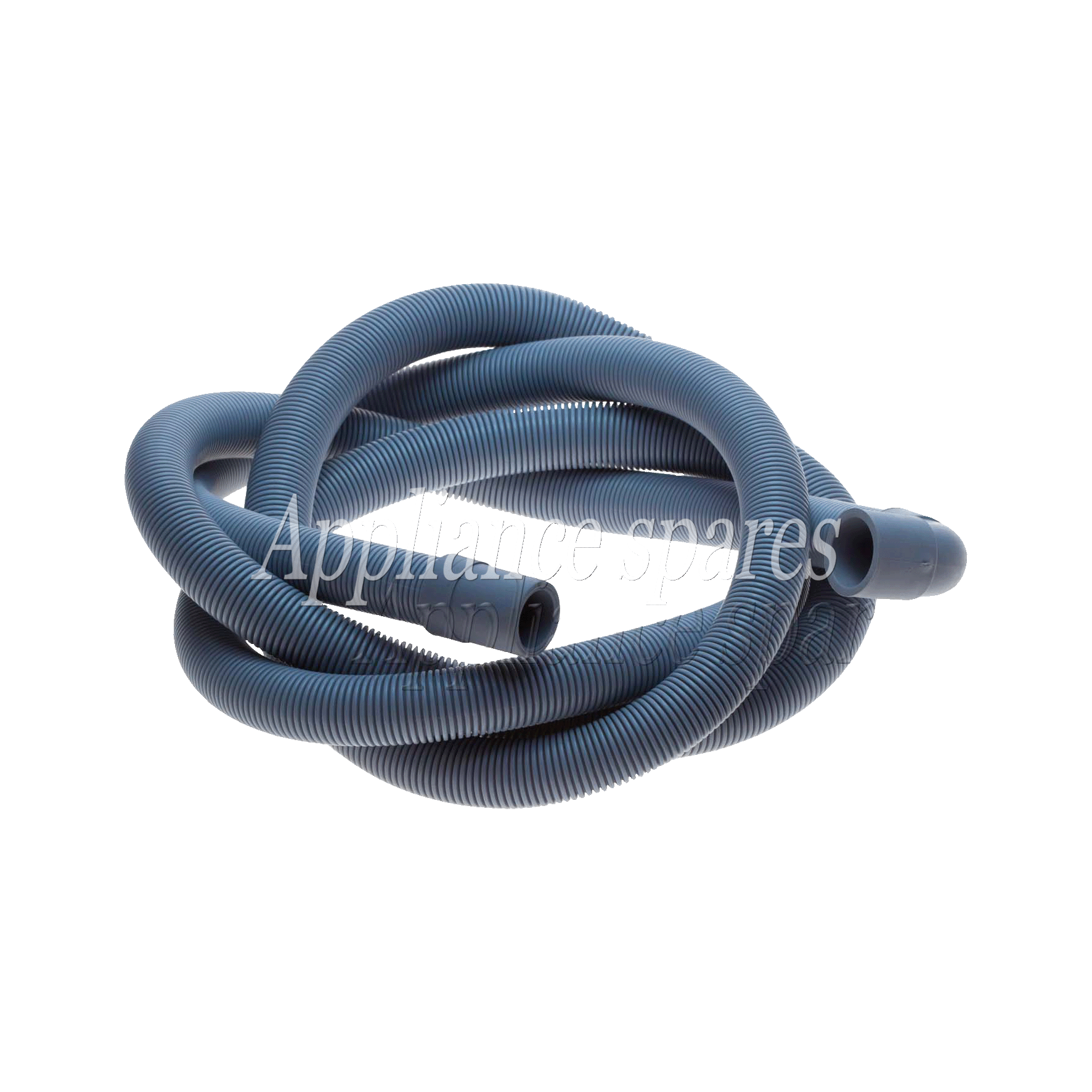 2 Meter Drain Hose, 22mm 90° End x 18mm Straight End With Hook