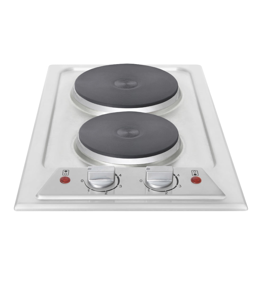 Univa Domino 2 Plate Hob Stainless Steel UDH02SS