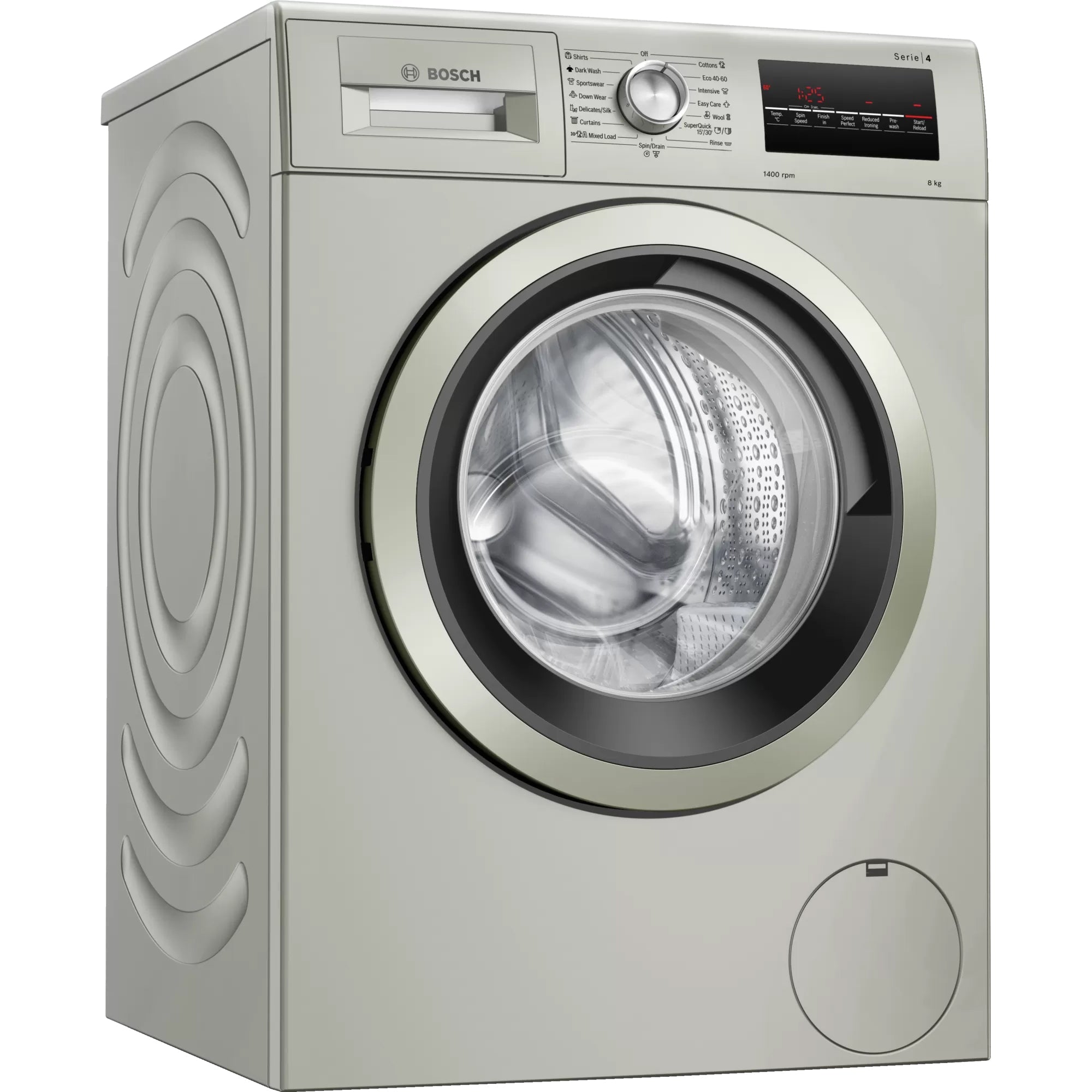 Bosch 8kg Front Loader Washing Machine Silver WAN2821XZA