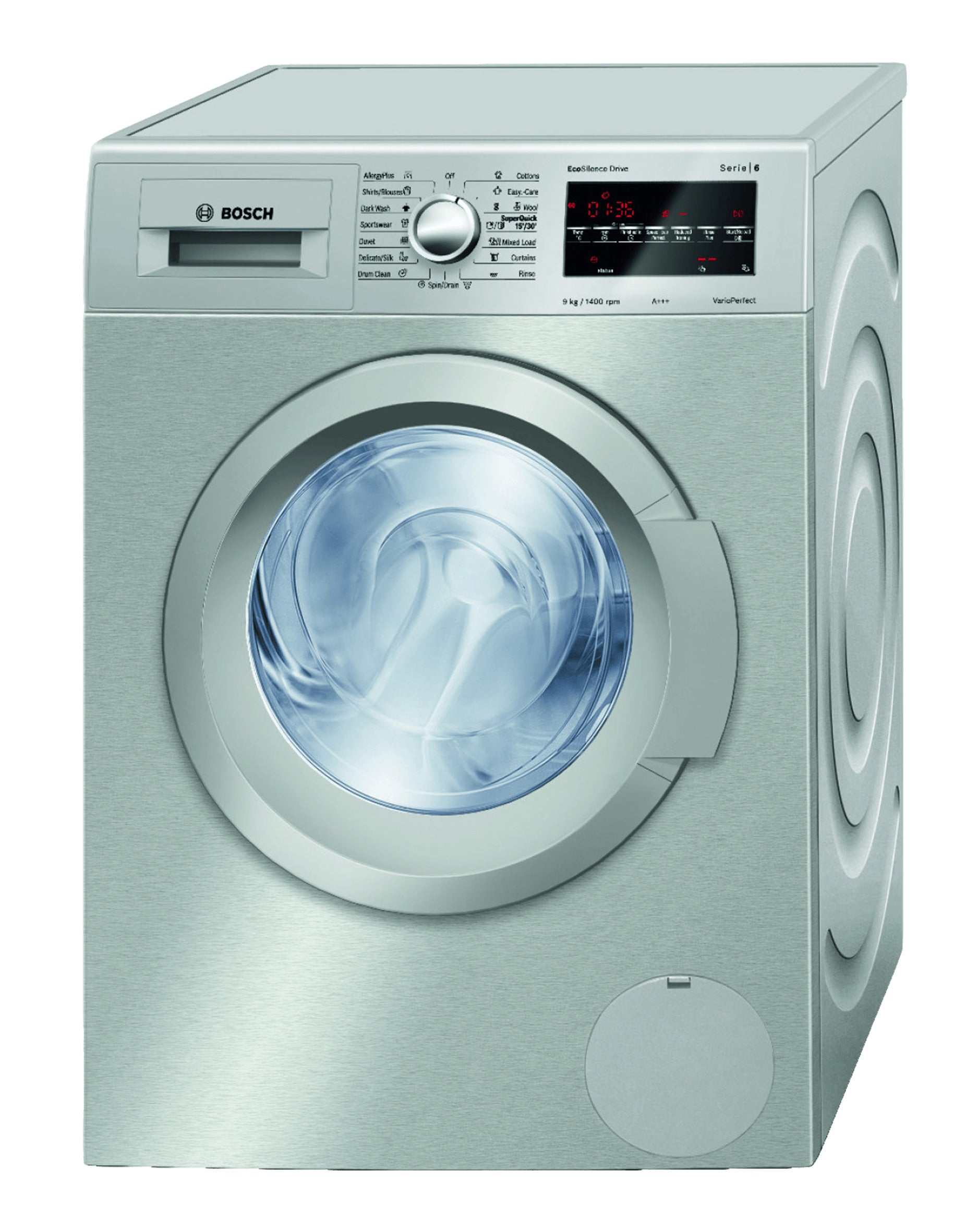 Bosch 9kg Front Loader Washing Machine Inox WAT2848XZA
