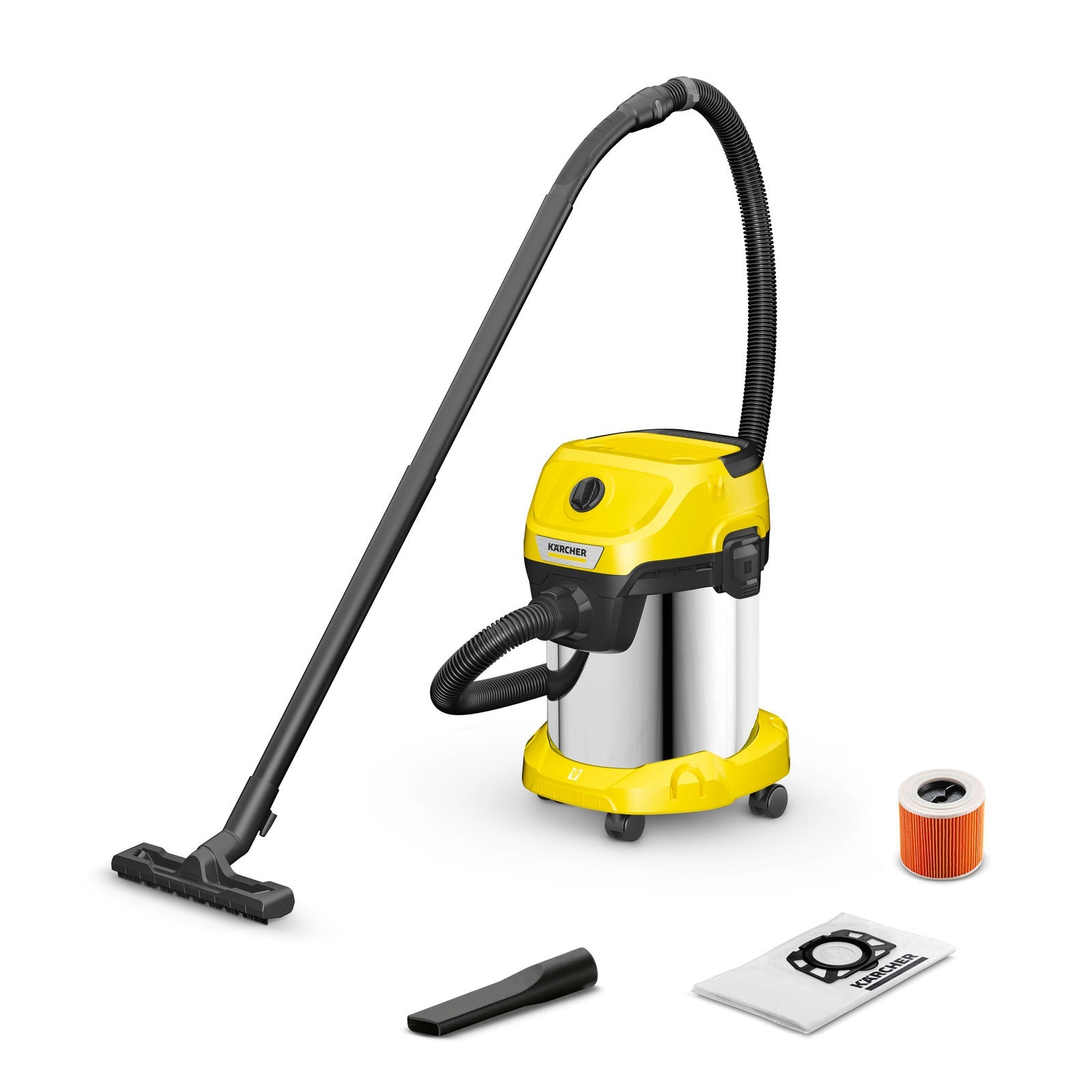 Karcher Vacuum Cleaner Yellow WD3S