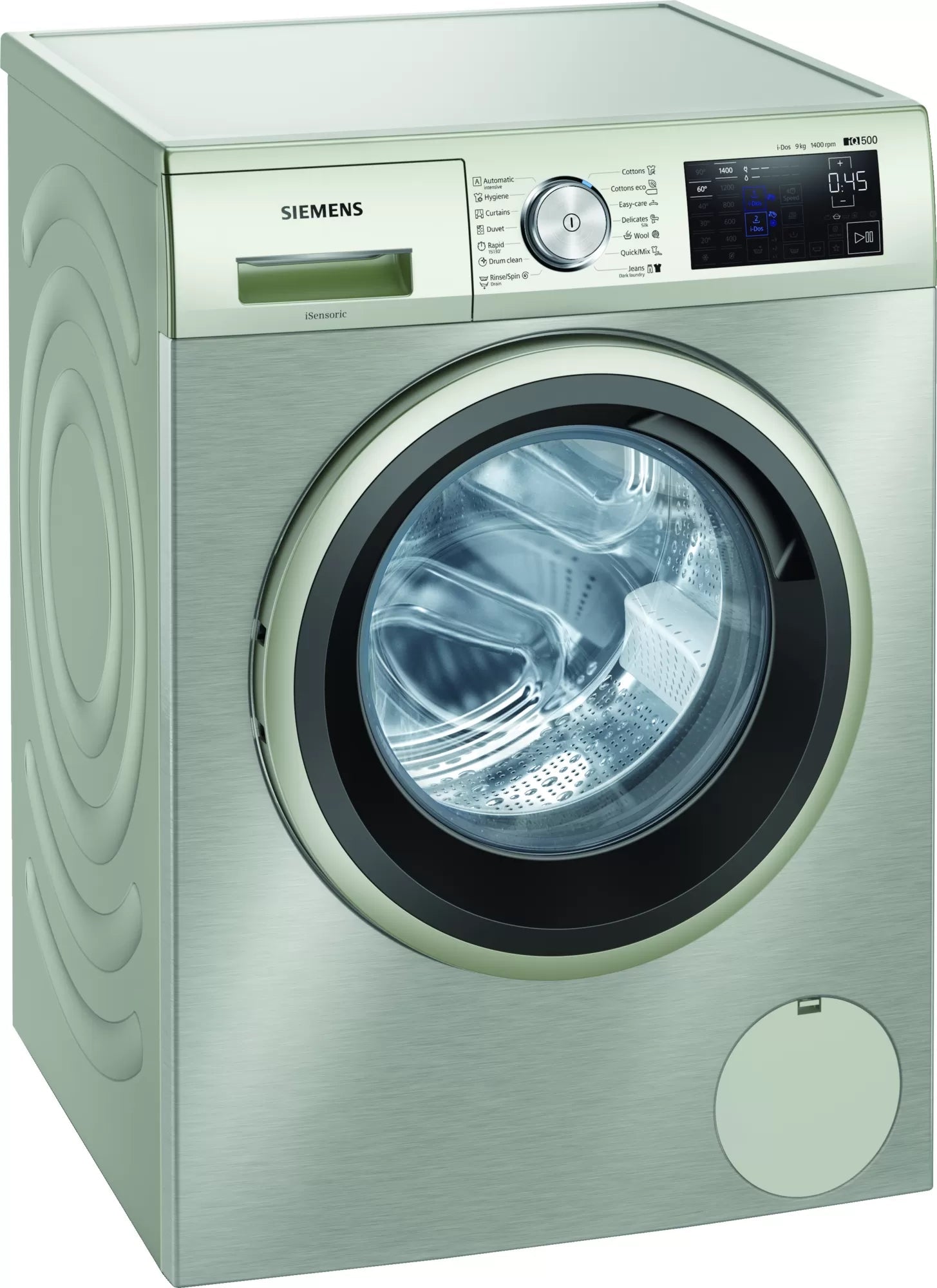 Siemens 9kg Front Loader Washing Machine Stainless Steel WM14T69XZA