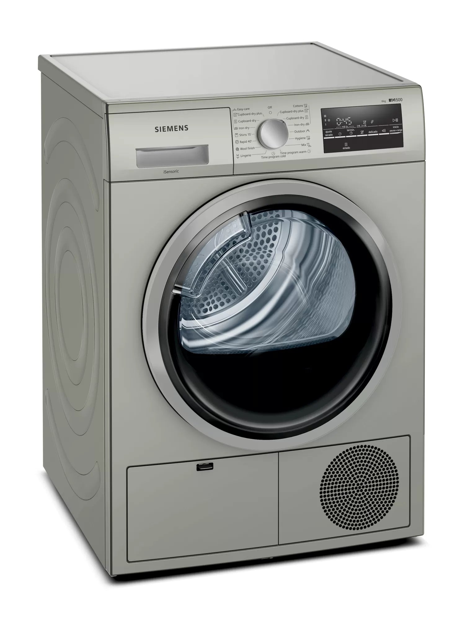 Siemens 8kg Condenser Tumble Dryer Silver WT46G40SZA