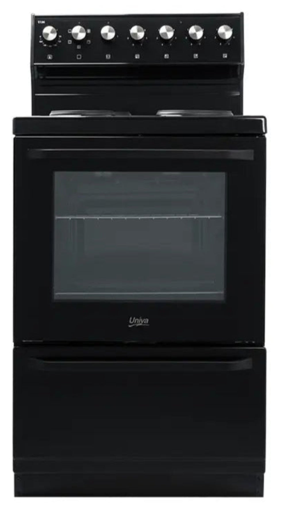 Univa Stove Black U126B-1-1