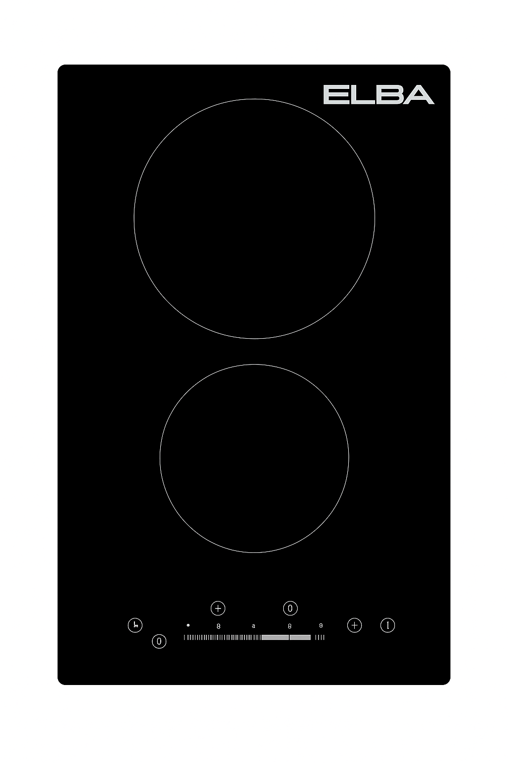 ELBA 30cm 2 Plate Black Ceramic Hob 02/LT2-07-1