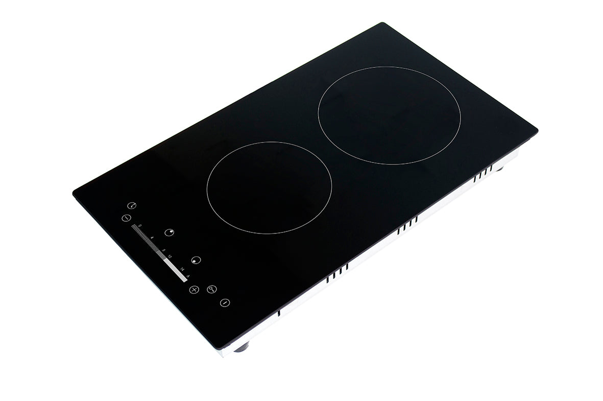 ELBA 30cm 2 Plate Black Ceramic Hob 02/LT2-07-2