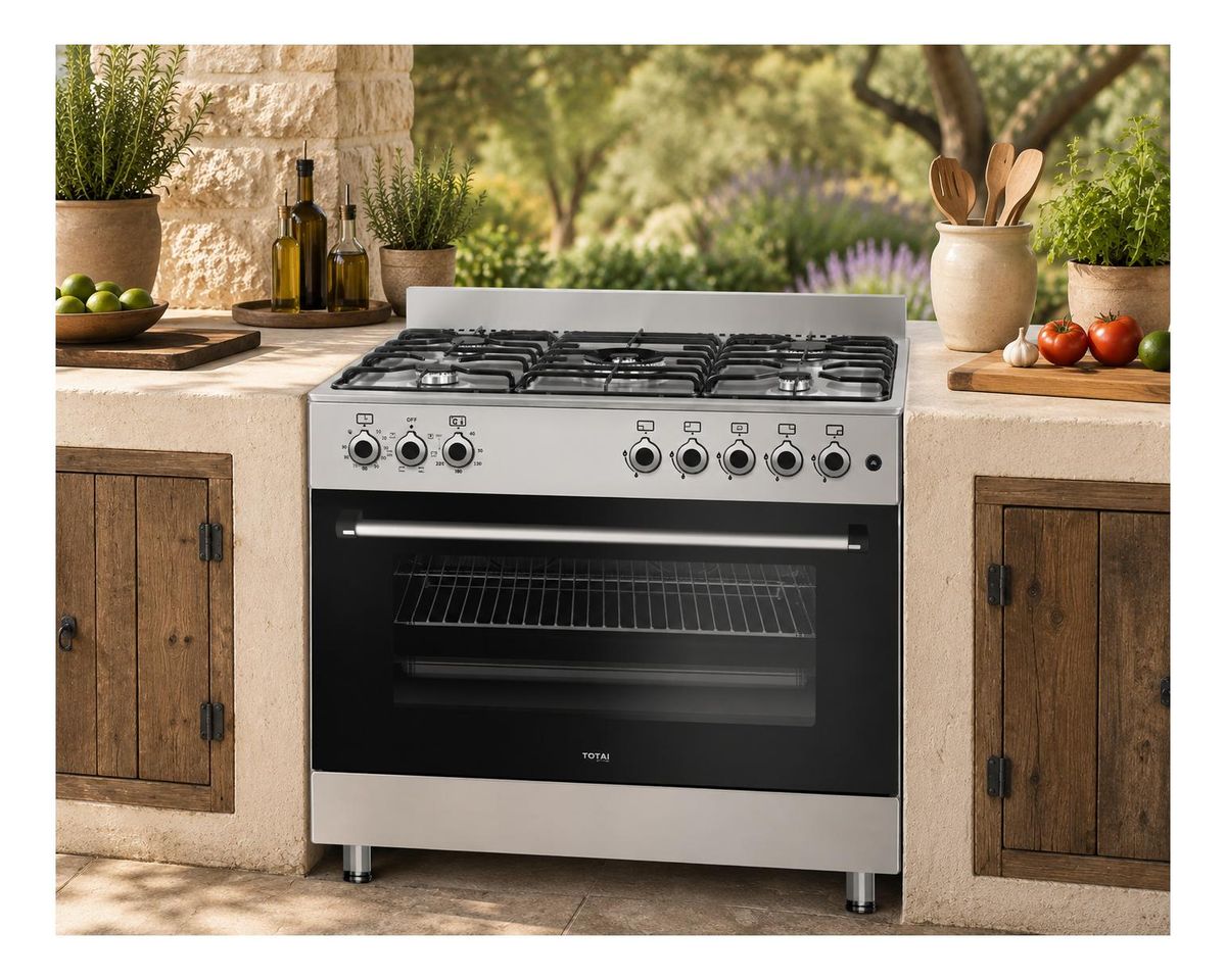 Totai Style Full Gas Stove 5 Burner Stainless Steel 03/T800-4