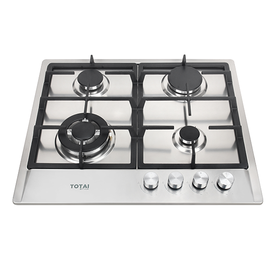 Totai 4 Burner Gas Hob Stainless Steel 03/TS4BNR-SS