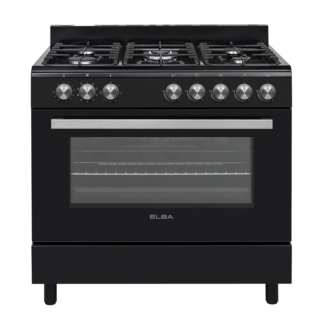 Elba 90CM Gas/Electric Freestanding Stove Black 04/96CL827B