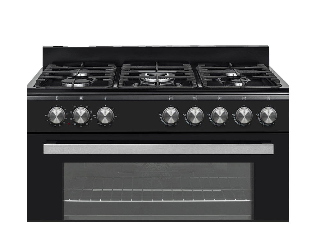 Elba 90CM Gas/Electric Freestanding Stove Black 04/96CL827B