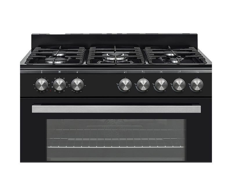 Elba 90CM Gas/Electric Freestanding Stove Black 04/96CL827B-2