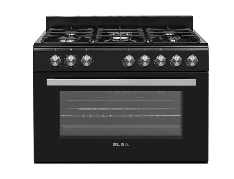 Elba 90CM Gas/Electric Freestanding Stove Black 04/96CL827B-4