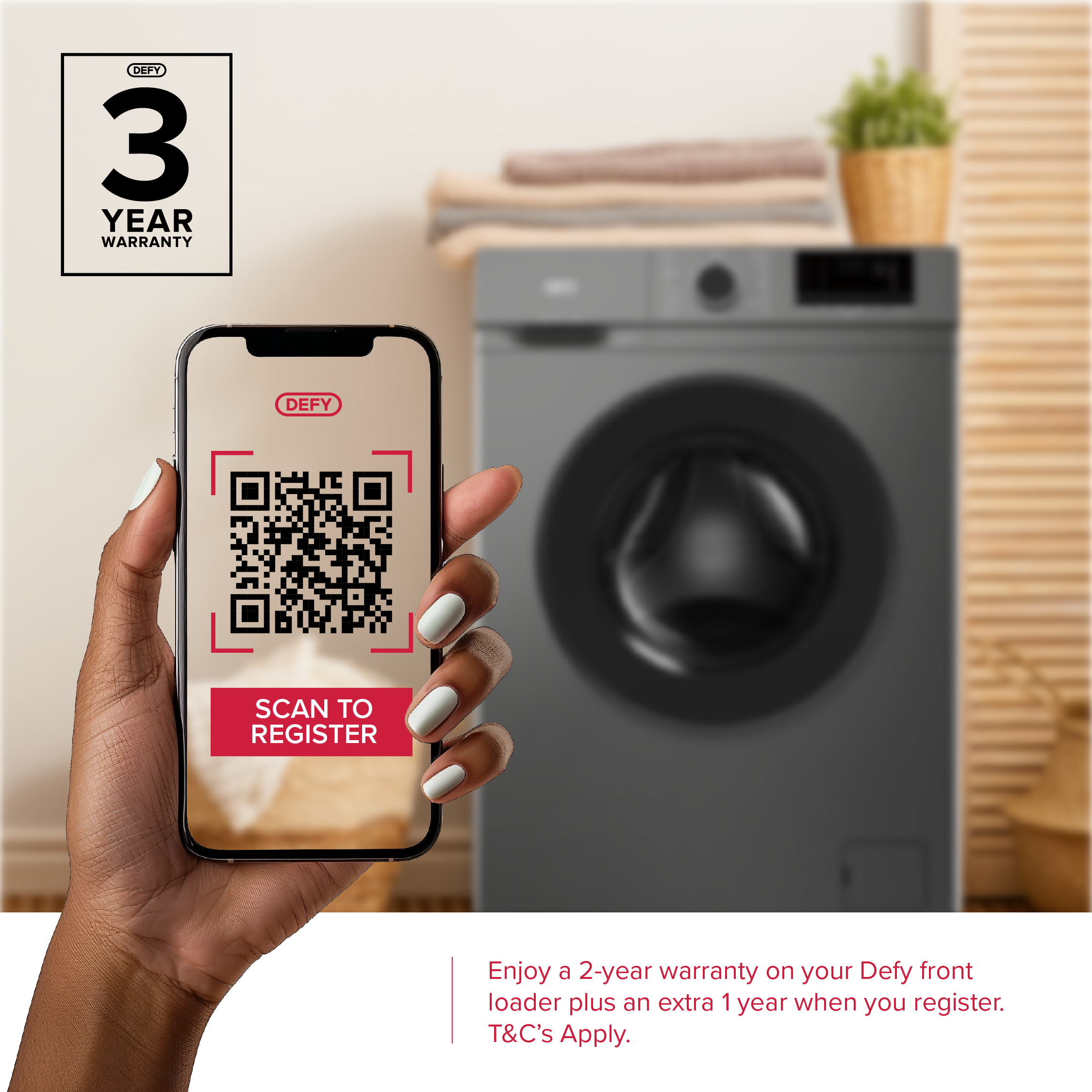 Defy 6kg Front Loader Washing Machine Grey DAW392