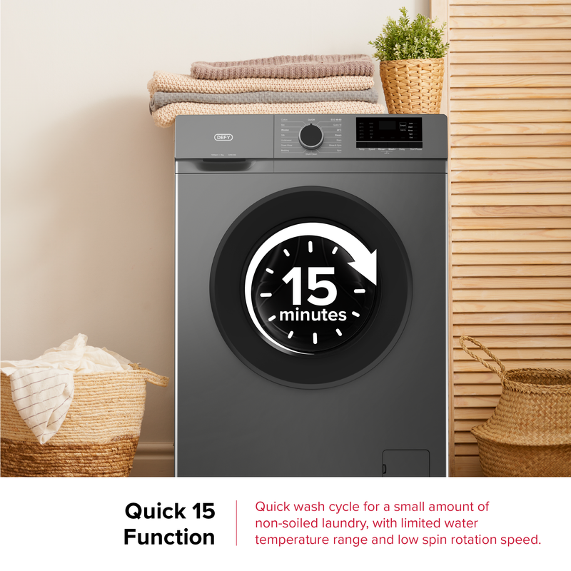 Defy 6kg Front Loader Washing Machine Grey DAW392-10
