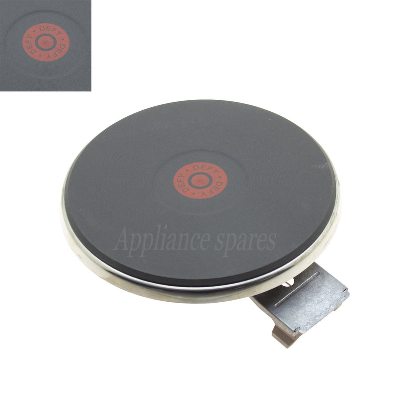 E.G.O 6” Solid plate – Defy Red Dot (145mm, 1500w, 8mm Chrome Trim)-1