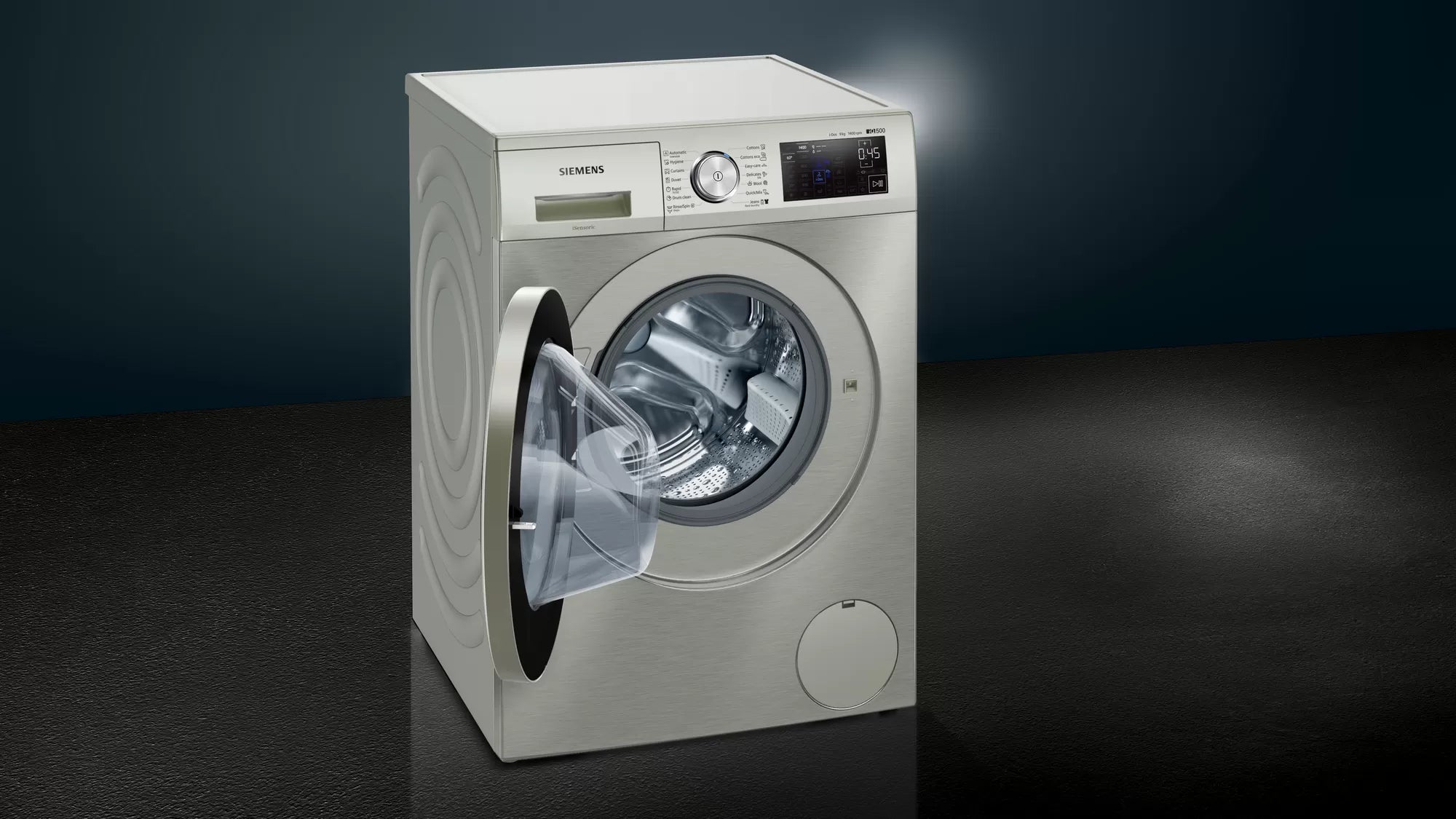 Siemens 9kg Front Loader Washing Machine Stainless Steel WM14T69XZA