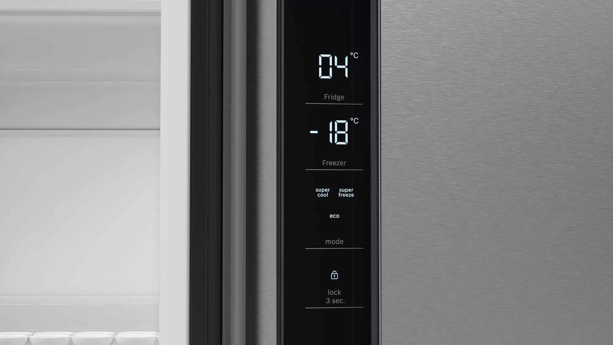 Bosch 605L French Door Series 4 Fridge Stainless Steel KFN96VPEA