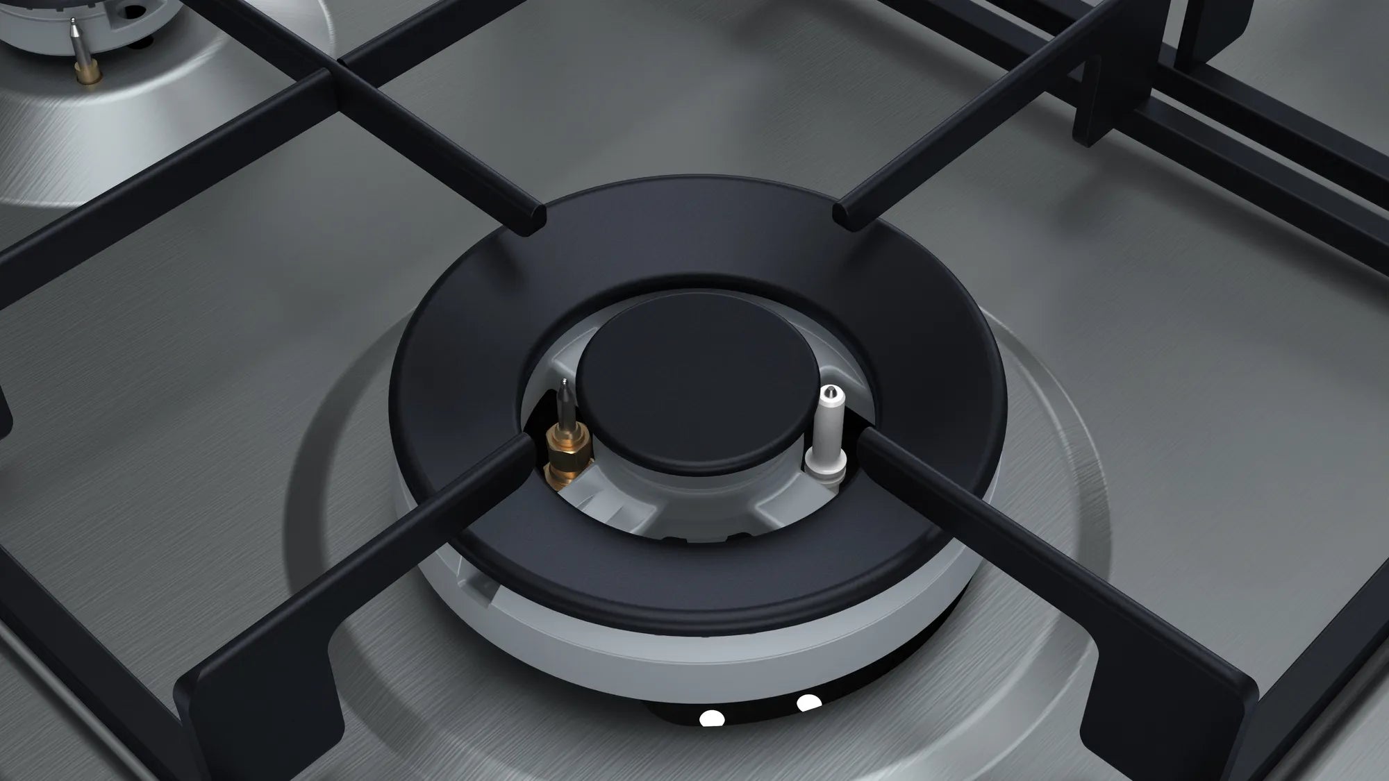 Bosch Serie 4 Gas Hob Stainless Steel PGH6B5B62Z