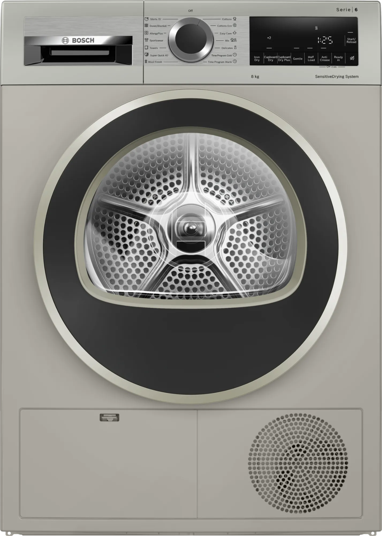 Bosch 8kg Condenser Tumble Dryer Silver Inox WPG1410XZA-1