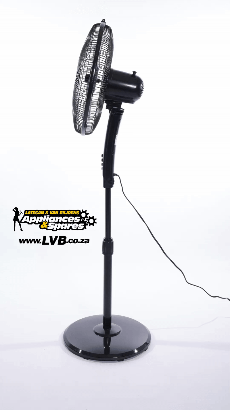 Defy 16 inch Black Pedestal Fan DSF1626B-7