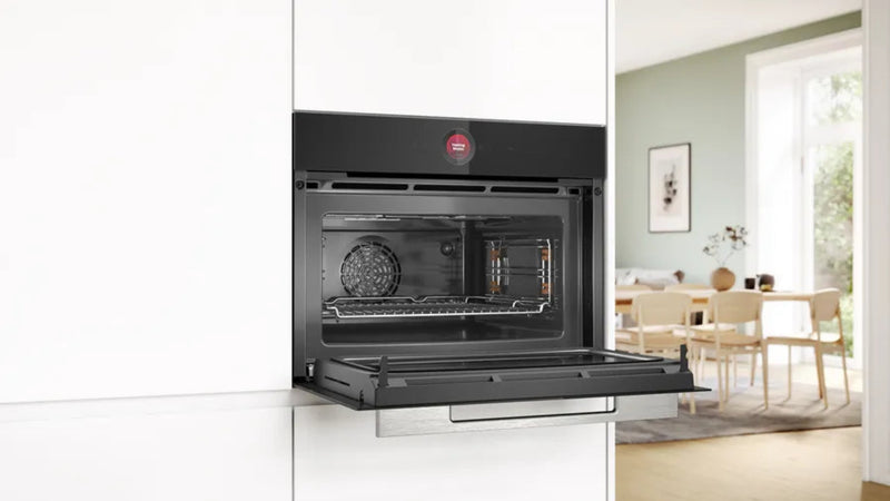 Bosch Built-In Microwave Oven Black Glass CMG7241B1-3