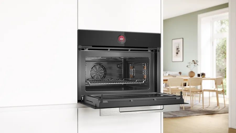 Bosch Built-In Microwave Oven Black Glass CMG7241B1