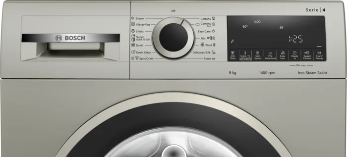 Bosch 9kg Series 4 Front Loader Washing Machine Silver Inox WGA1440XZA-3