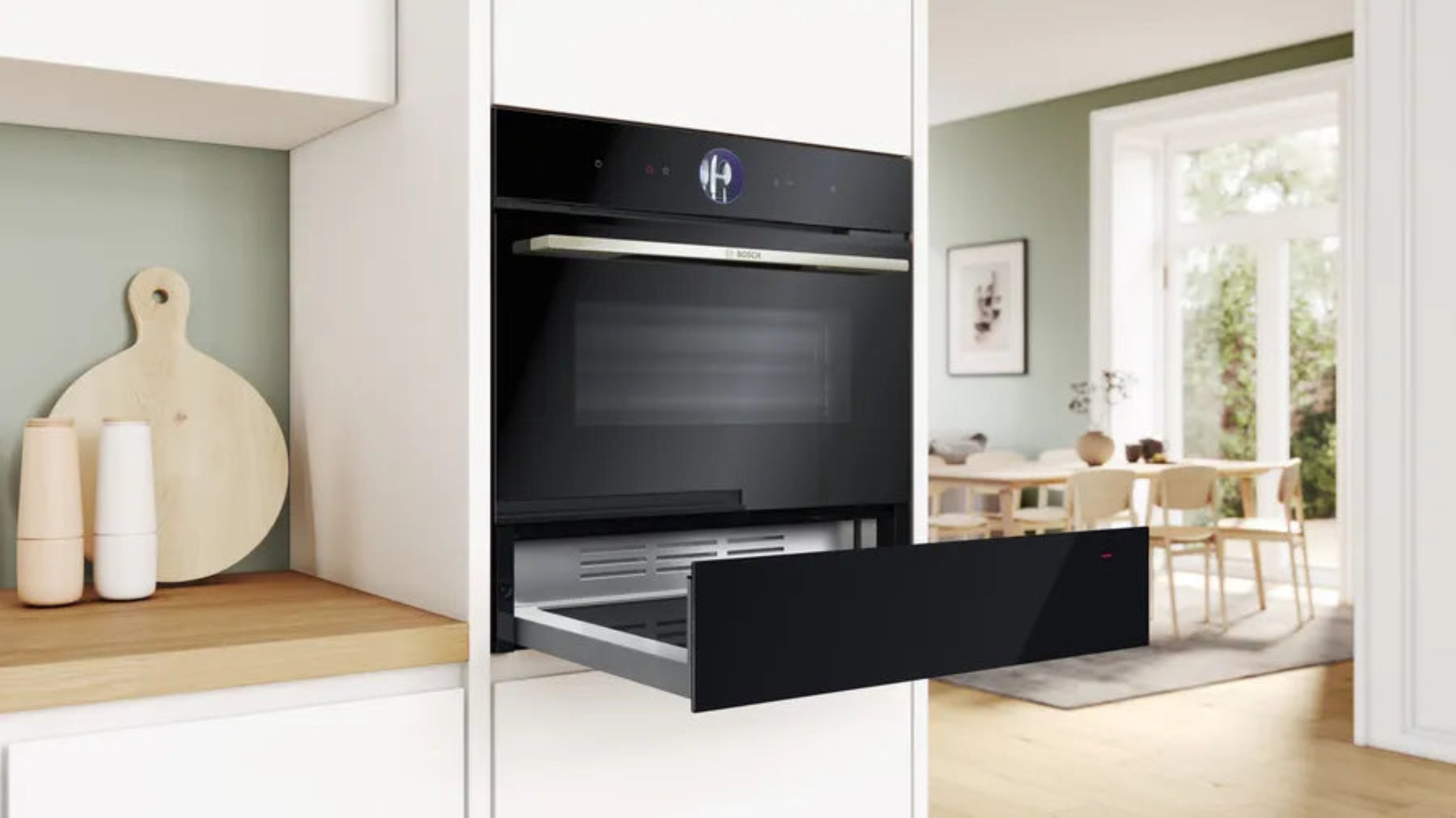 Bosch Warmer Drawer Black Glass BIC7101B1