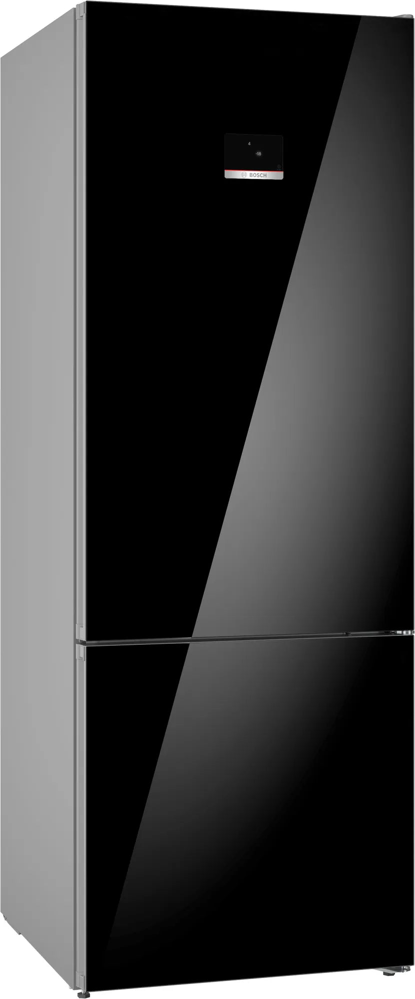 Bosch 505L Fridge/Freezer Black Glass (Bottom Freezer) KGN56LB31U-1