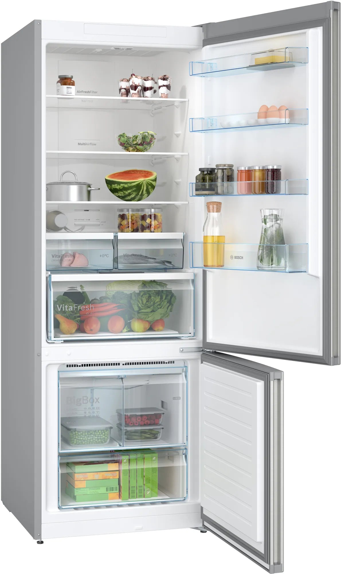 Bosch 505L Fridge/Freezer Stainless Steel (Bottom Freezer) KGN56XI30Z