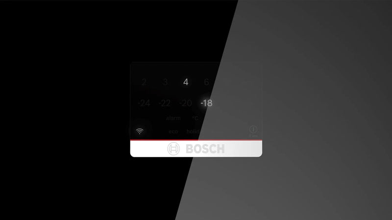 Bosch 505L Fridge/Freezer Black Glass (Bottom Freezer) KGN56LB31U-3