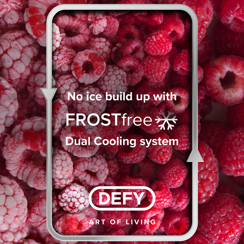 Defy 302L Fridge/Freezer Metallic DAC639-4